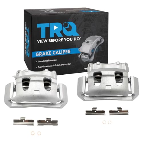 Image of TRQ Front Brake Caliper Set Compatible with 95-07 Ford