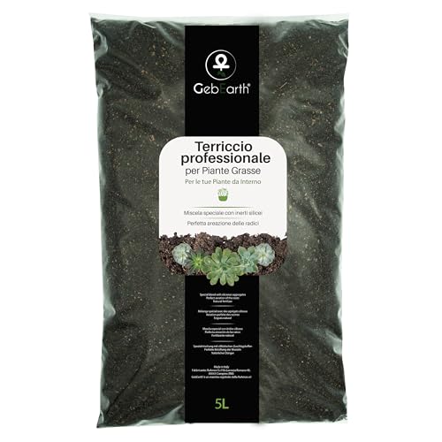 GebEarth® - Terriccio Professionale per Piante Grasse e Succulente da