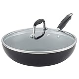 Anolon Advanced Home Hard-Anodized Nonstick Ultimate Pan/Saute Pan, 12-Inch (Onyx)