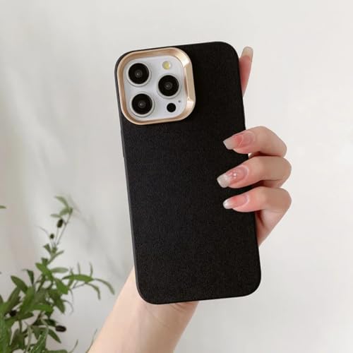 Étui mat iPhone 15 silicone noir pour usage quotidien