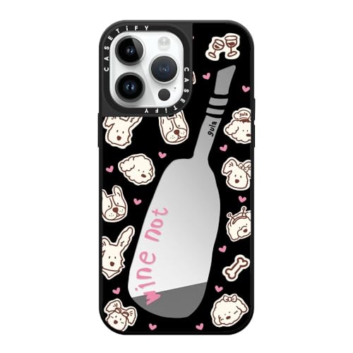 Coque miroir pour iPhone 14 Pro Max haut de gamme CASETiFY MagSafe argent