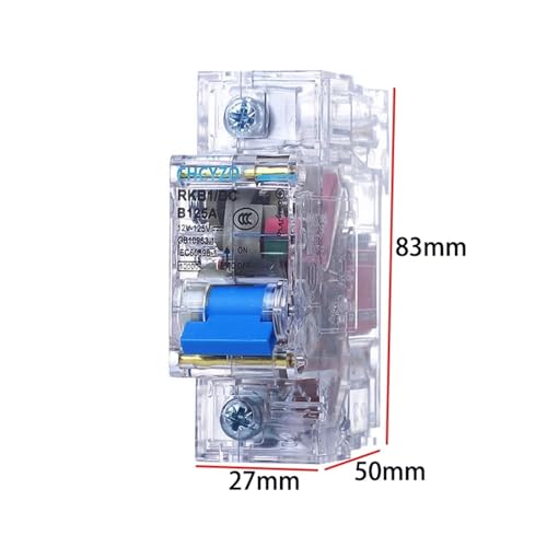 Disyuntor de CC transparente de 125A para motos eléctricas y paneles 4