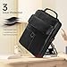 11 inch iPad Sleeve Carrying Leather Bag for 2025 iPad Pro 11 M5 M4 & iPad Air 11 M3 M2, iPad A16 with Magic Keyboard, Protective Padded Travel Shoulder Crossbody Case with Handle, Black