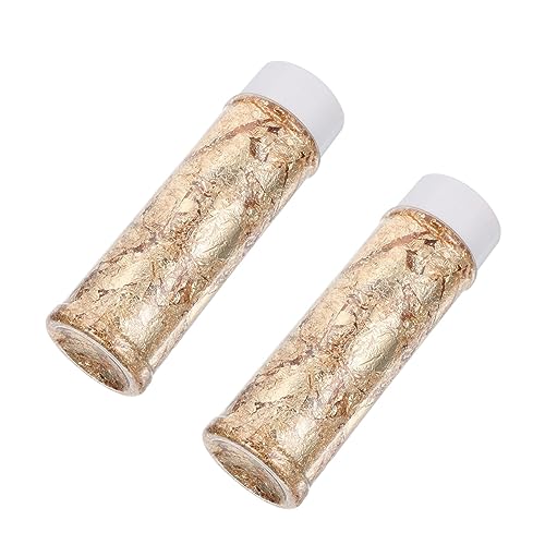 Zerodeko Doradas Comestibles para Decoración de Pasteles y Dulces 10g Pan de Oro Aplicación para Manualidades y Uñas para Bodas y Fiestas