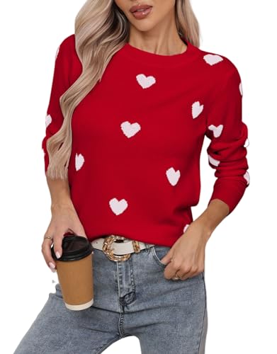 Allifewithu Women's Long Sleeve Crew Neck Pullover...