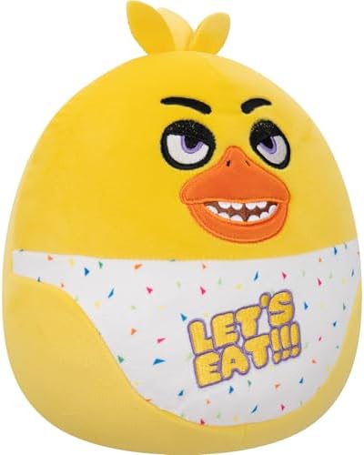 Squishmallows Original Five Nights at Freddy’s 10in Classic Chica - Ultrasoft Official Jazwares Plush
