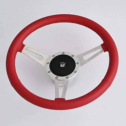 Flashpower 15" Classic Black Wrapped Steering Wheel W/Horn