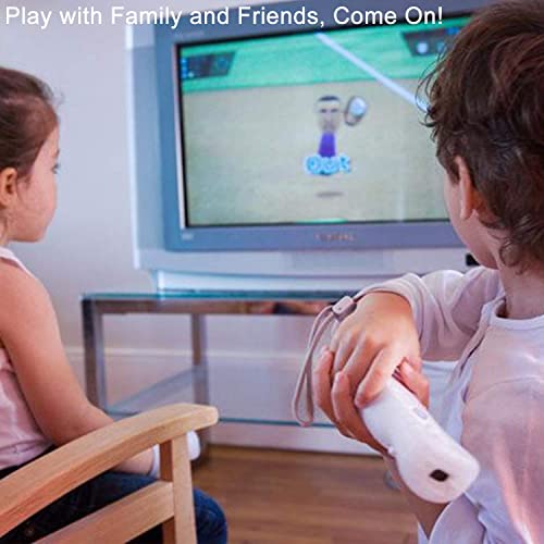 Wii Nunchuck Remote Controller With Motion Plus Compatible With Wii And Wii U Console | Wii Remote Controller With Shock Function (1Pack_White) #TOP6