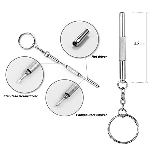 Plaquettes de nez de lunettes à noyau de cuivre amélioré, 4 paires de plaquettes de nez de lunettes en silicone souple à visser transparentes, pour le remplacement de lunettes et de lunettes de soleil - Image 6