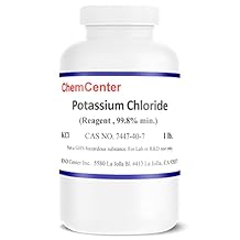 Potassium Chloride, High Purity Crystals, 99.8% min.,1lb. 454 Grams.