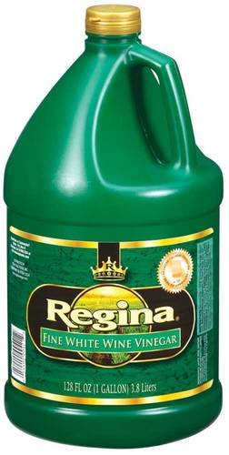 Regina White Wine Vinegar Jug, 1 gallon - 4 per case