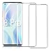 Produktbild Shalwinn Displayschutzfolie Panzerglasfolie für OnePlus 8 Pro 2 Stück,Fingerabdruck-ID unterstützen/Blasenfrei/9H Härte/3D Vollständige Abdeckung Gehärtetem Glas Panzerglas folie Schutzfolie
