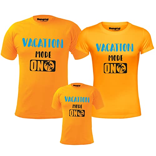 Image of Hangout Hub Family T-Shirts|Regular Fit|Cotton|Twinning Combo Dress| Setof3