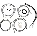 LA Choppers Stainless Complete Cable/Line/Wiring Handlebar Kit for OEM Bars on Models with ABS LA-8151KT2A-00