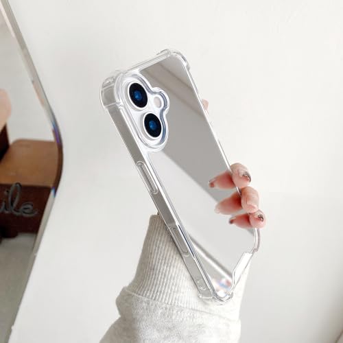 Coque iPhone 17 miroir transparente retouche maquillage en déplacement