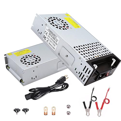 Image of AC to DC 12V 50A 600W Power Supply Switching Universal Regulated AC to DC Converter AC 110V 220V to DC 12V SMPS Transformer Driver Adapter for LED Strip Light, CCTV Camera, RV (DC12V-50A-600W)