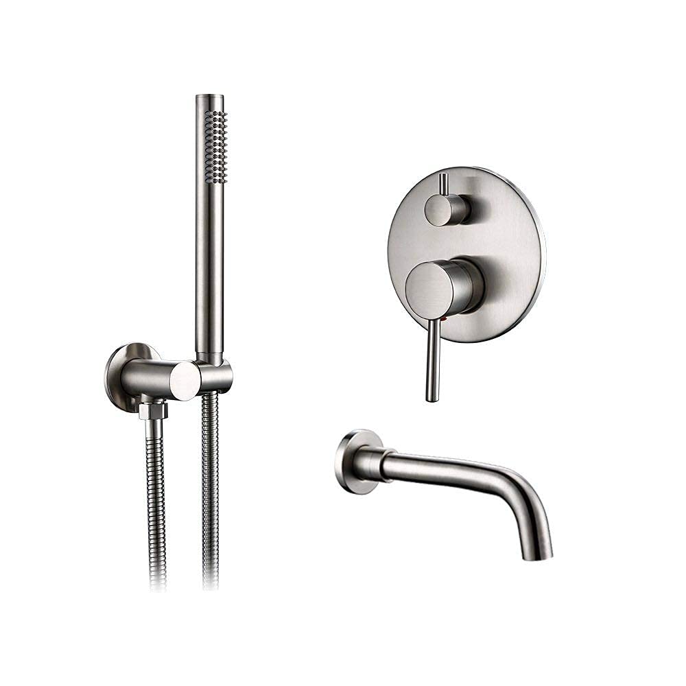 Ensemble de mitigeur de baignoire pour une salle de bain moderne en duo