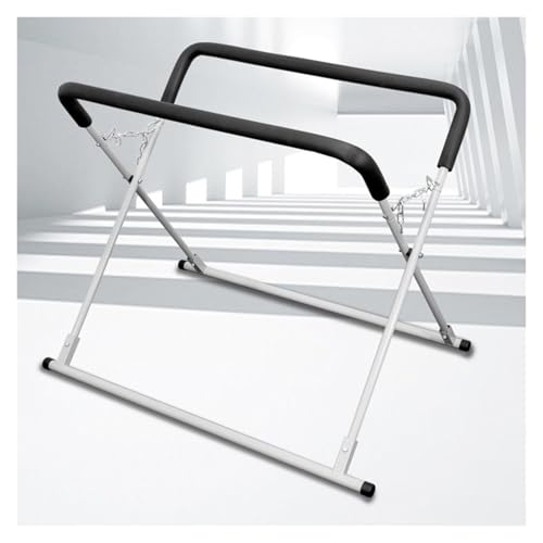 MZZKFC Adjustable Automotive Hoods Paint Stand, Auto Fender Stand with Chain & Black Anti-Slip Foam, Painting Drying Rack for DIY/Workshops/Garages/ 4S Stores