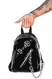 Killstar Untamed Pentagram Gothic Punk Vegan Leather Mini Backpack KSRA002947