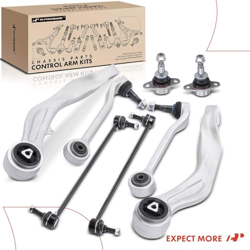 A-Premium 8Pcs Front Suepnsion Kit, Lower Forward & Rearward Control Arm, Sway Bar Link, Lower Forward Ball Joint, Compatible with BMW 530xi/525xi 06-07, 528i xDrive/530xi xDrive 09-10, 528xi/535xi 08 by A-Premium - Image 8