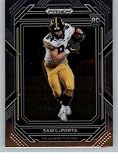 2023 Panini Prizm Draft Picks #160 Sam LaPorta Iowa Hawkeyes RC Rookie Card Official NCAA Football Card in Raw (NM or Better) Condition