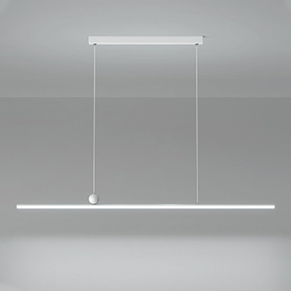 CSXSXAUO Minimalist Pendant Light Linear Chandelier Ceiling Lamp Dining Table Lighting Fitting LED Hanging Lamps Long Strip Chandeliers Lights for Restaurant Office Kitchen Island Star of