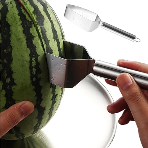 Slicer Anguria In Acciaio Inossidabile - Strumento Taglio Frutta In Acciaio Inossidabile | Gadget Da Cucina Multifunzionale Per Tagliare La Cena Per La Colazione A Casa Usa Un Picnic Da Barbe