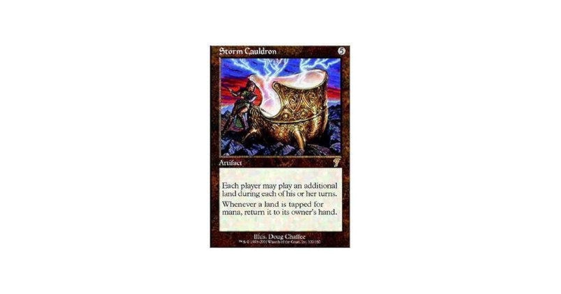 MTG 旧枠foil 英語 嵐の大釜/ storm cauldron 第7版 Amazon.com