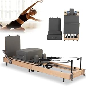 Miboce Pilates-Reformer Holz dd0257 7-Stufen