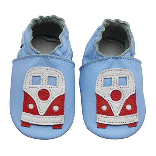Bemesu Krabbelschuhe Baby Lauflernschuhe Weicher Leder Babyschuhe...