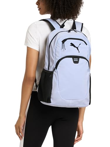 Image of PUMA Women's Poppy Backpack in Memory Cloth with Laptop Sleeve, Luggage Strap & Water Bottle Pockets