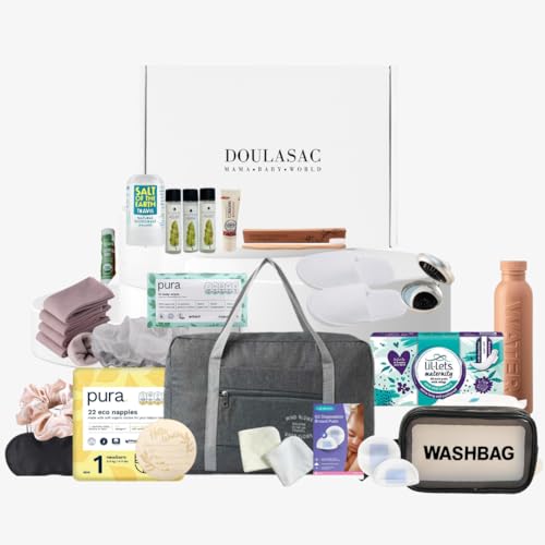 Hospital Bag Pre Packed Maternity Birth Bag Organic Gift Set for Mum and Newborn