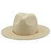 Gold Belt Decorative Straw Hat Beach Panama Cap Men Women Outdoor Wide Brim Sun Protection Top Hat 02 Orange Adults 56-58cm