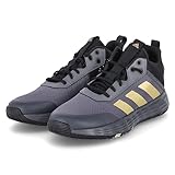 Tige en mesh double matière adidas Homme Ownthegame Shoes, Grey Five/MAGOLD/Carbon Black, 44 EU