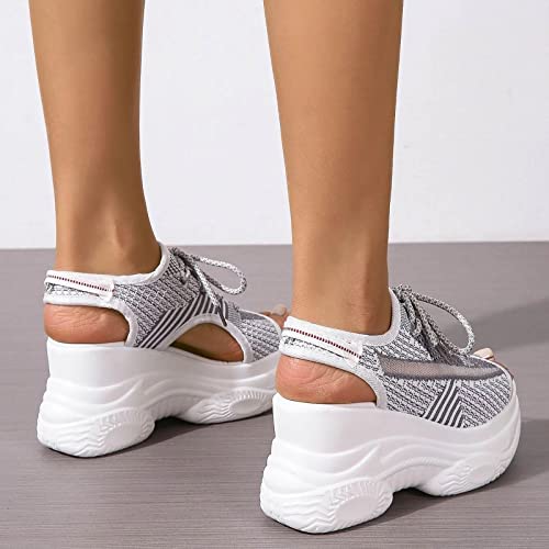 Sandalias deportivas de mujer ajustables para caminar sin cansancio 7