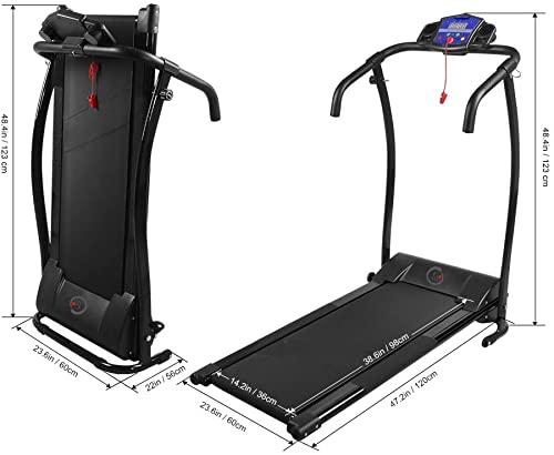 GO Sport elektrische loopband, inklapbaar, zonder sensor, cardio, motor elektrische 1HP (2,5 HP Picco) - Afbeelding 8