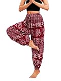 ♥ Anlass -- Sie ist die ideale Hose für Meditation, Yoga, Pilates,Bauchtanz, Taichi, für Zuhause, im Beruf, Büro, Strand, Sport oder die Freizeit. Egal, ob indoor oder outdoor - diese Hose macht alles mit.