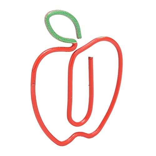 Decorative Metal Paper Clips with Fruit Shapes, 100-Pack, Office and School Stationery, Home Organisation Supplies - Image 3