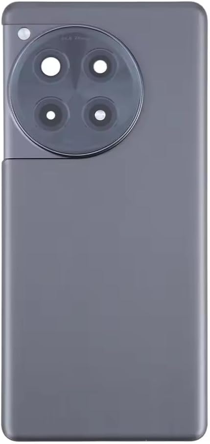 Compatible Rear Glass Panel for OnePlus Ace 3 Model LE2213 – Battery Door Back Cover, Battery Back Cover Housing Replacement Part (Black)