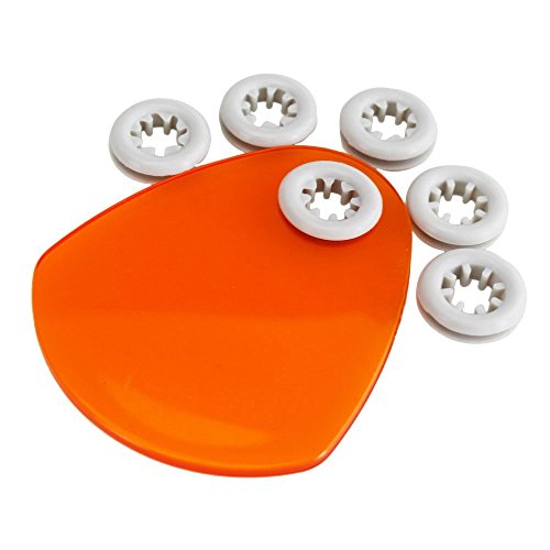 Image of 1 Dental Curing Light Shield Plate Shade Board Hood + 5 Silicone Insert Rings