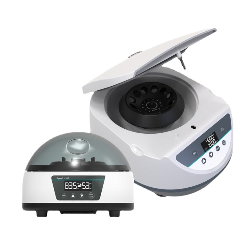 Mini Centrifuge - Compact High Speed Laboratory Centrifuge - Various Rotor Sizes 4000-12000RPM (MC-4S(4000rpm))