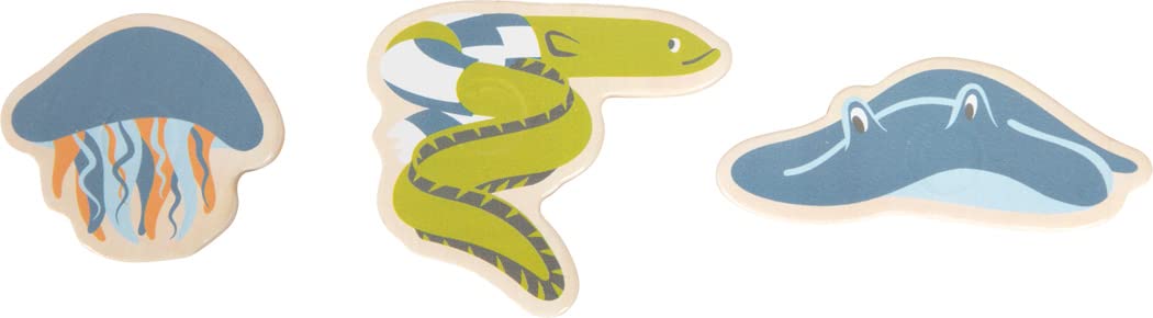 small foot Juego de Pesca 4 Friends, de Madera, diseño Colorido, Incl., Accesorios versátiles, 12285
