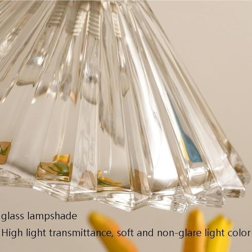 Lampes suspendues en verre réglables E26 pour éclairage de chevet et restaurant rétro