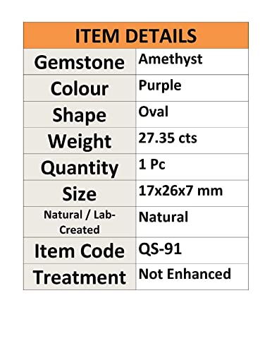 Cabochon en améthyste naturelle de 27,35 carats à offrir - 3