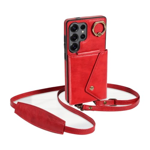 Protection intégrale Samsung Galaxy S24 Ultra avec porte-carte et support