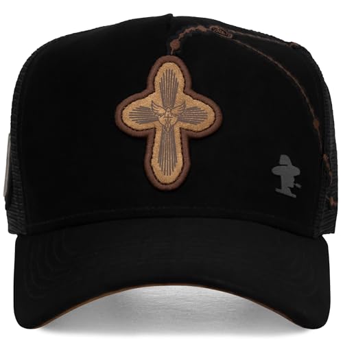 Image of Sacudido's | Trucker Cap Cross Rosary | Snapback Hats, Adjustable, Unisex, Faith