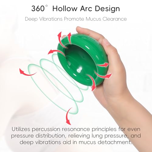 Fanwer Palm Chest Percussion Cup (Small) - Chest Physical Therapy Cup, Break up Mucus, Phlegm Remover, Percussion Treatment for Expectoration Problem and Long-Term Bed Rest Basic Nursing Work - Thumbnail 3