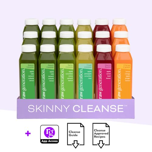 Image of Raw Generation Skinny Juice Cleanse, 5-Day, 30 Cold-Pressed Juice Bottles