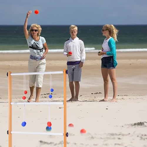 Pumwoy 6 Pairs Leitergolf Bälle, 14.75 Zoll Leiter Golfball für Leiterspiel, Leiter-Golfball für Wurfspiele Ersatzbälle für Leiter, Outdoor Game Leiter-Wurfbolas für Erwachsene und Kinder