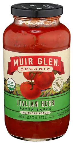 Muir Glen Organic Sauce, Italian Herb, 25.5 oz